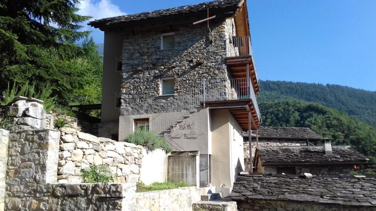 Prata Camportaccio B&B Sasso Bianco מראה חיצוני תמונה